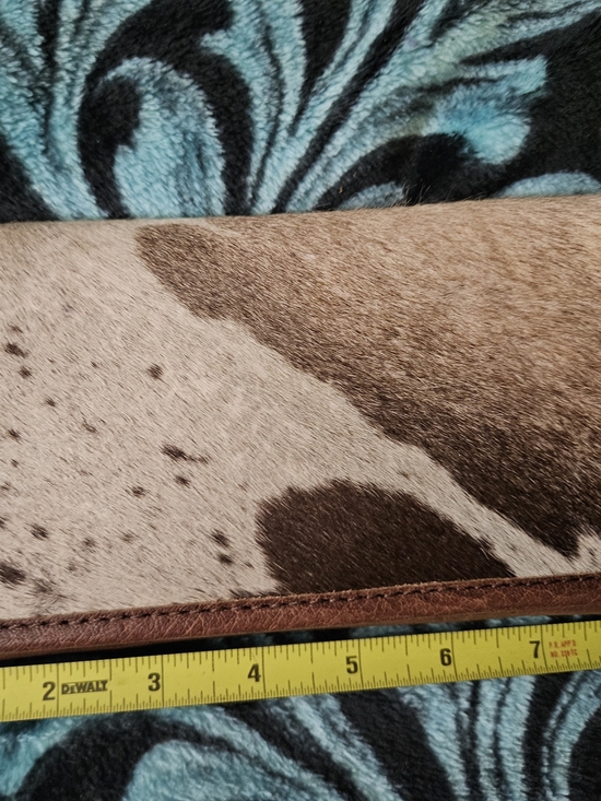 American Darling Handbags - American Darling Brown and Cream Cowhide Wallet